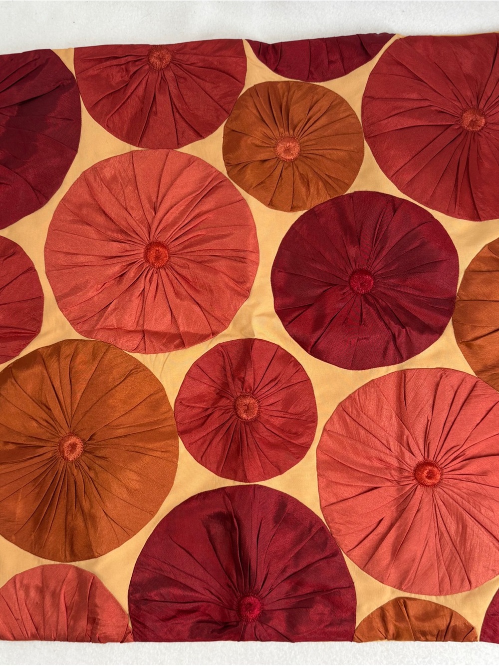 Pier One Imports Satin Moroccan Pillow Cover Honey